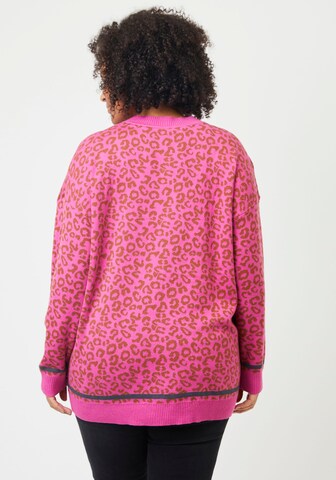 ADIA fashion Knit Cardigan 'ADIA' in Pink