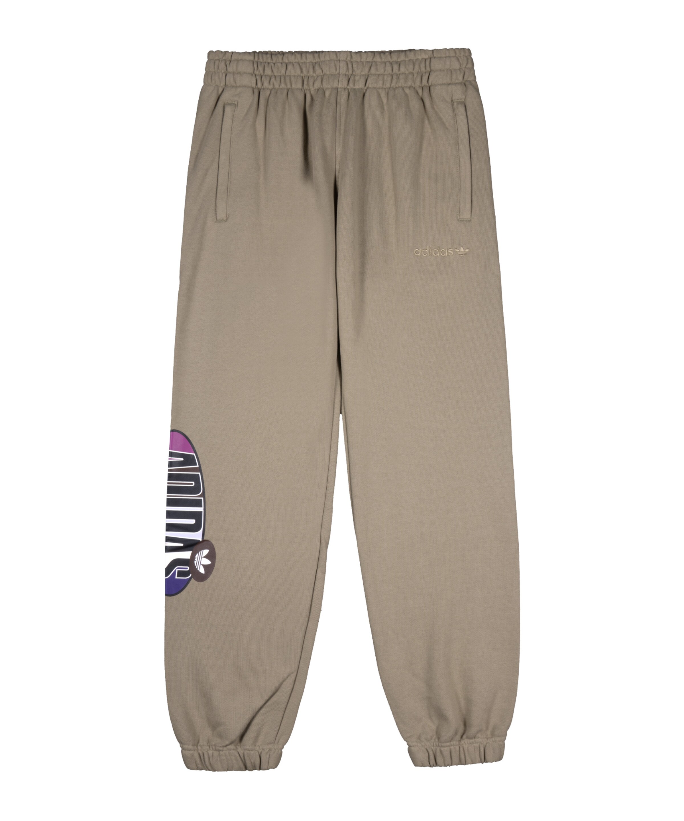 ADIDAS ORIGINALS Zúžený Sportovní kalhoty 'Trefoil A33' – zelená: přední strana