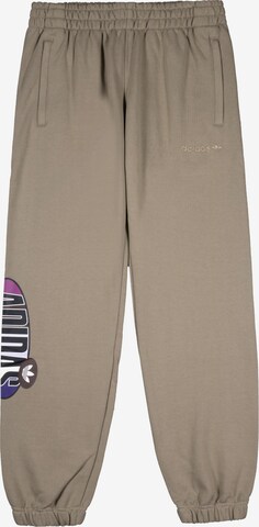 ADIDAS ORIGINALS Tapered Trousers 'Trefoil A33' in Green: front