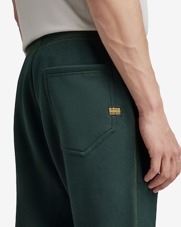 Effilé Pantalon 'Type C' G-Star RAW en vert
