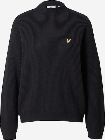 Lyle & Scott Пуловер в черно: отпред