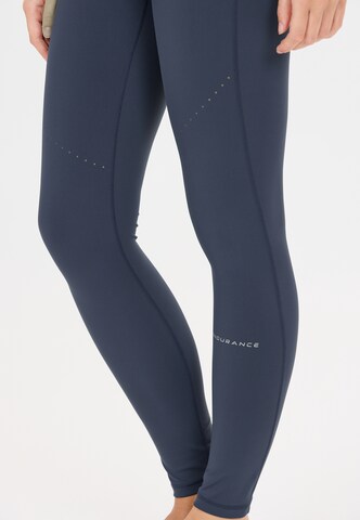 ENDURANCE Slim fit Sports trousers 'Annghone' in Blue