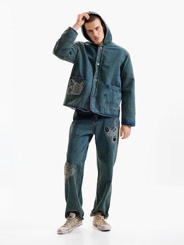 Desigual Ohlapna forma Kavbojke 'Mickey' | modra barva