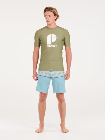 PROTEST Performance shirt 'PRTCATERS' in Green