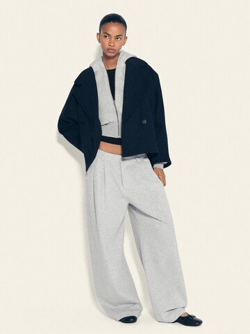 Bershka Between-season jacket in Blue: front