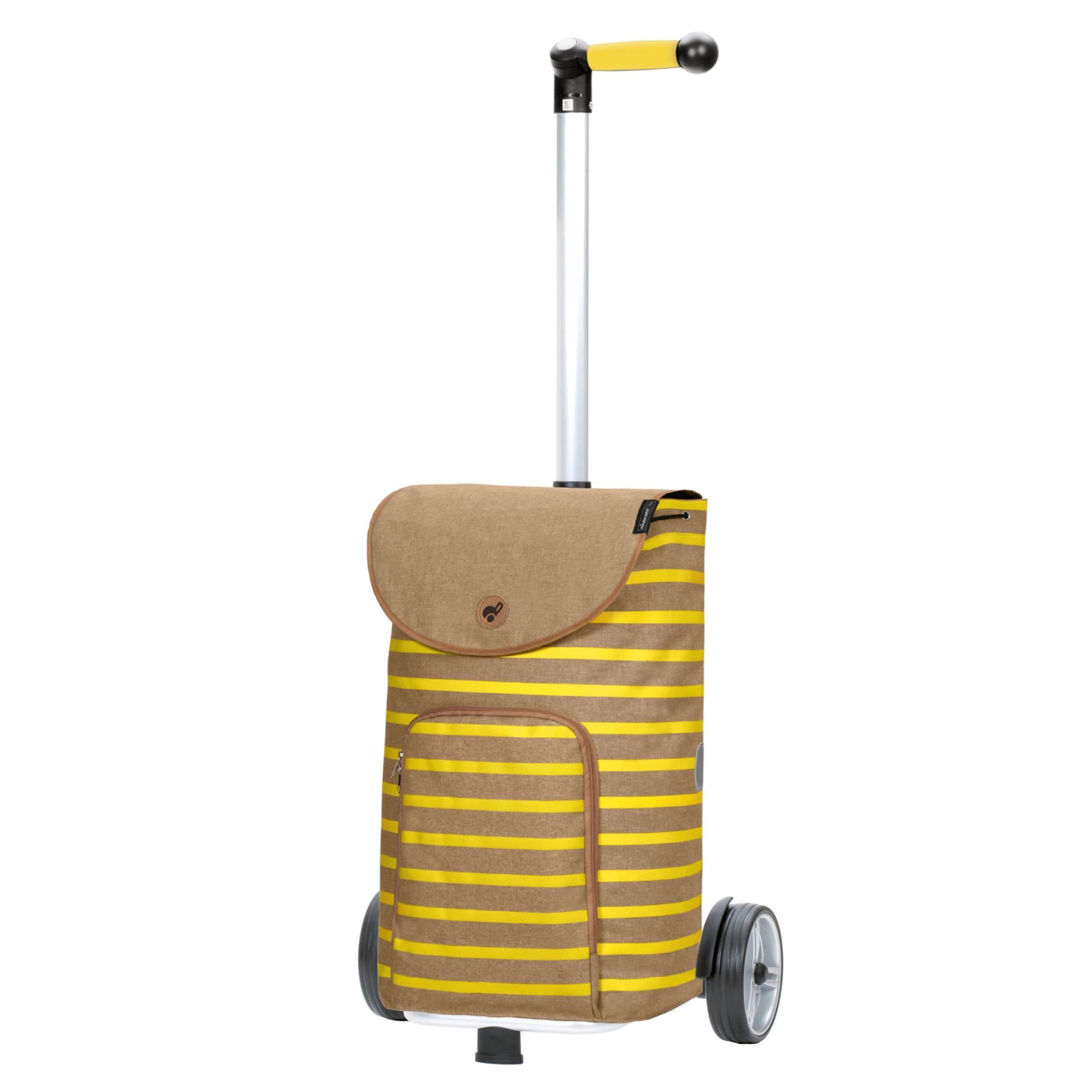 Andersen Shopper Trolley 'Eske' in Yellow: front