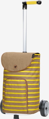Andersen Shopper Trolley 'Eske' in Yellow: front