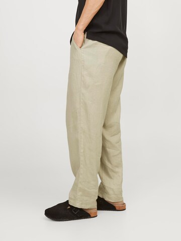 JACK & JONES Loose fit Chino Pants 'Karl Lawrence' in Brown