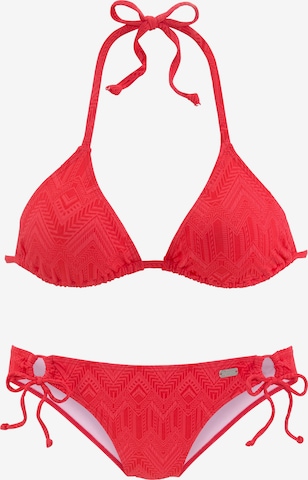 BUFFALO Bikini in Red: front