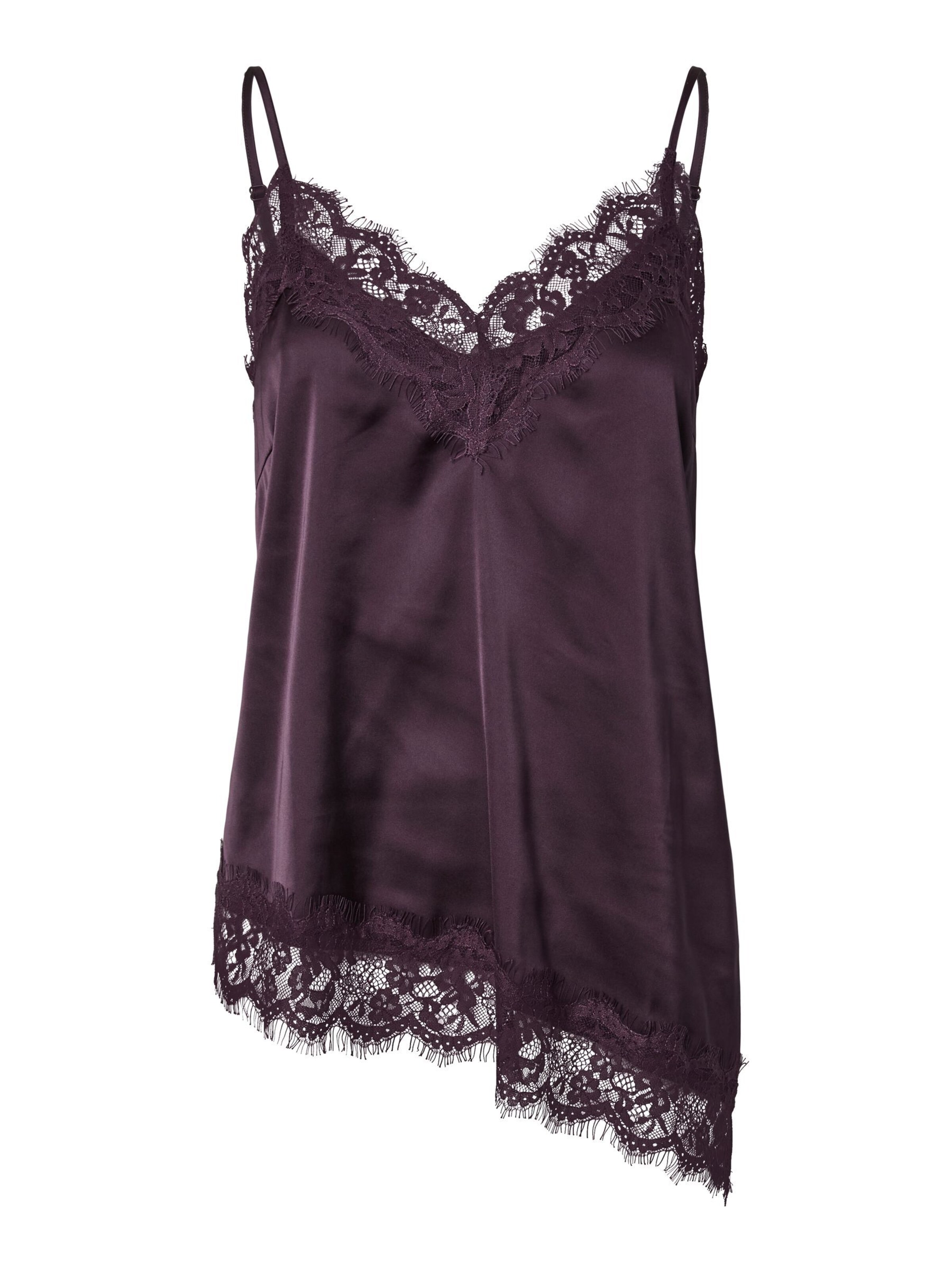 Top 'NOMI' di PIECES in lilla: frontale