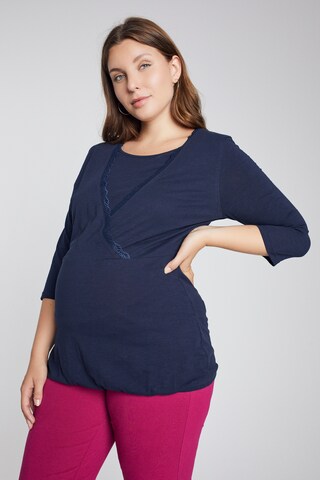 Ulla Popken Shirt in Blauw: voorkant