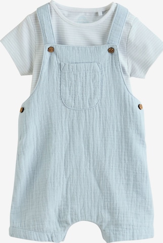 NextHlače s tregerima - plava boja: prednji dio