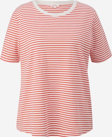 s.Oliver T-Shirt in Rot: predná strana