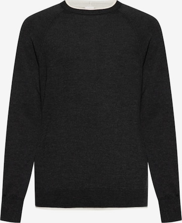 Pull-over Eleventy en gris : devant