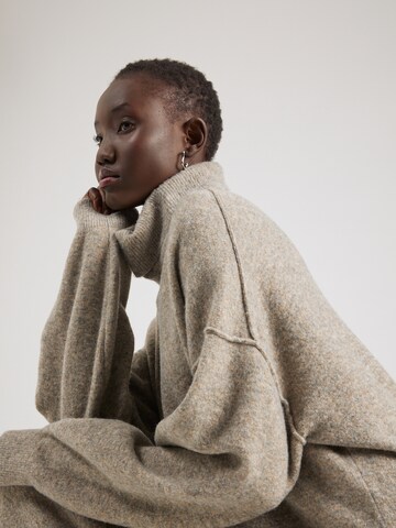 WEEKDAY Knit dress 'Annie' in Grey