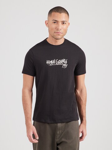 ARMANI EXCHANGE Bluser & t-shirts i sort: forside