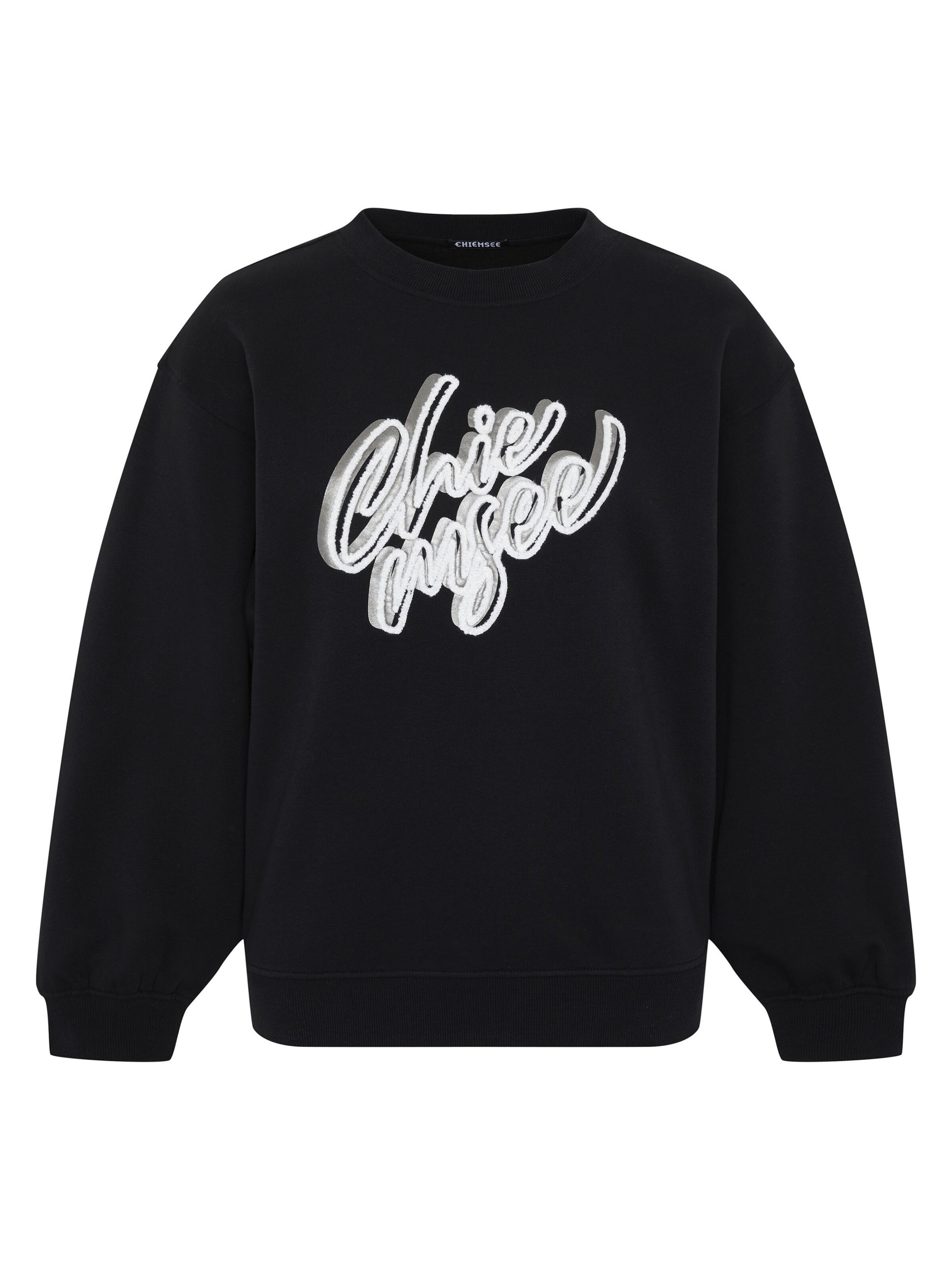 CHIEMSEE Sweatshirt in Black: front