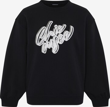 CHIEMSEE Sweatshirt in Black: front