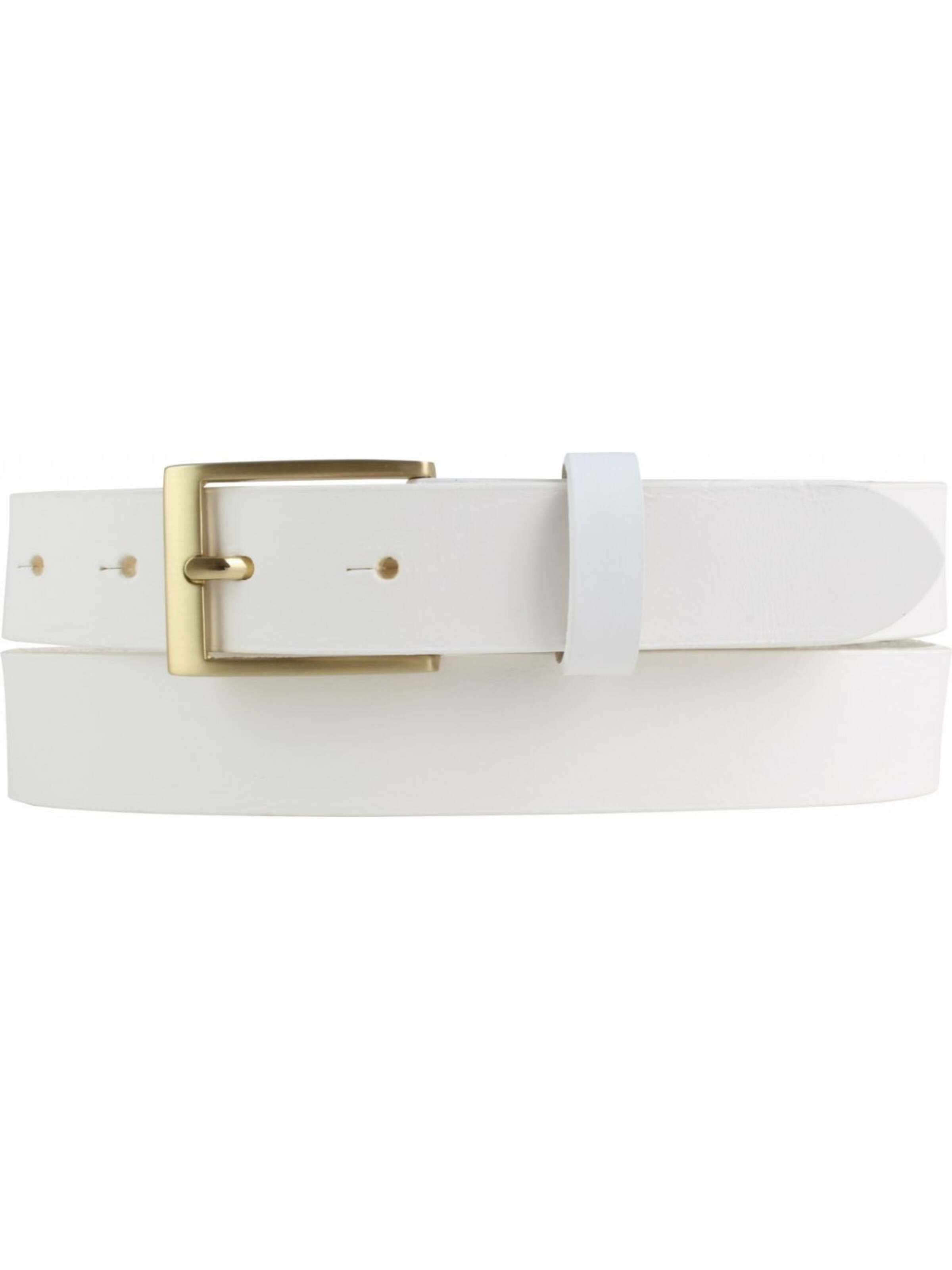 BELTINGER Belt 'Cagliari' in White: front