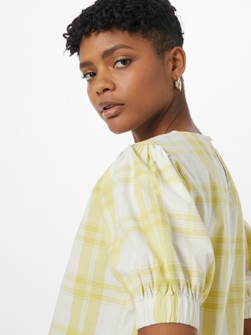 Thinking MU Blouse 'Iris' in Yellow