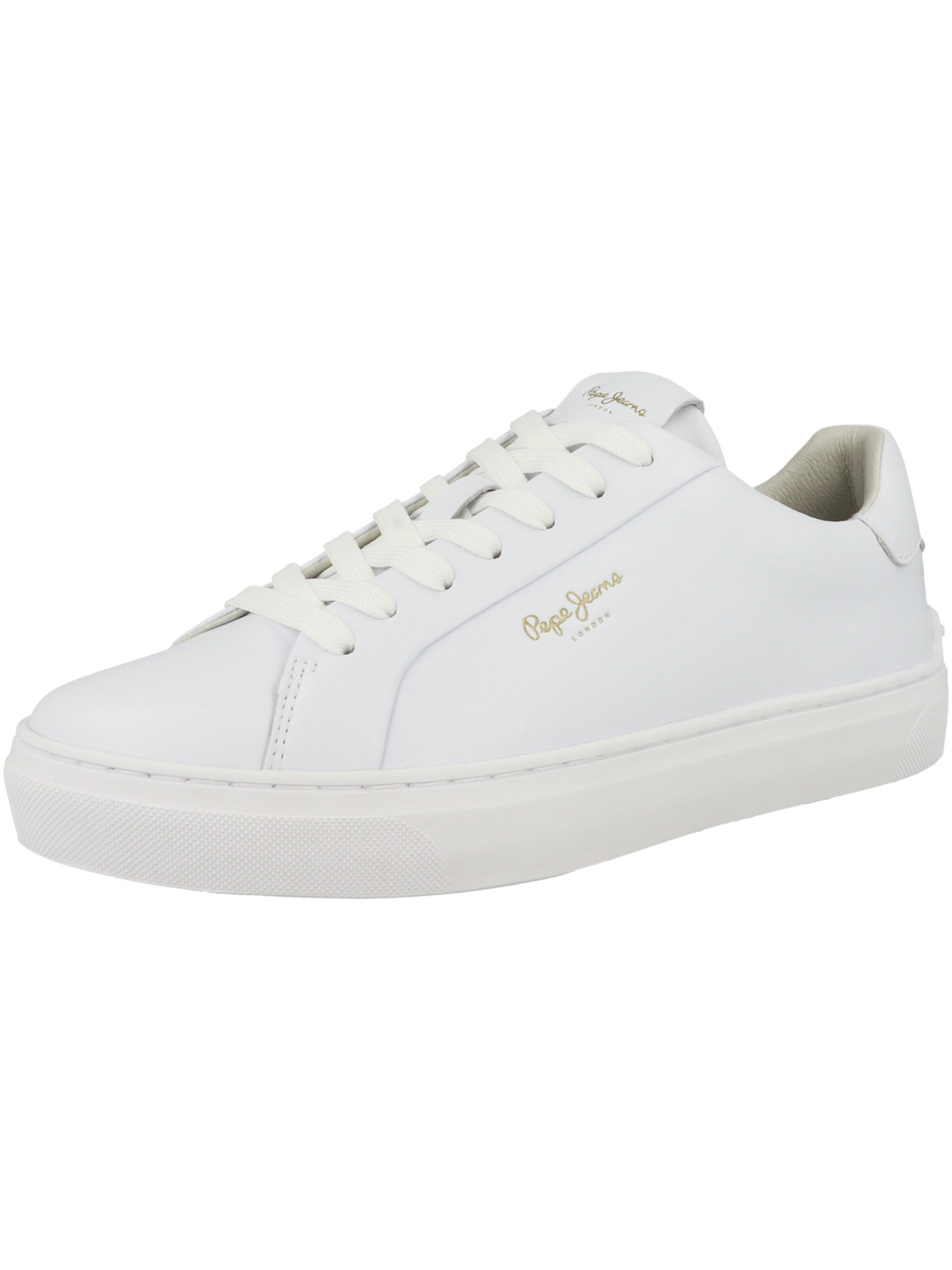 Sneaker bassa di Pepe Jeans in bianco: frontale