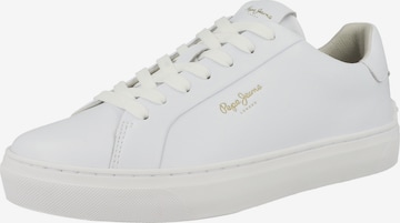 Pepe Jeans - Sapatilhas baixas em branco: frente