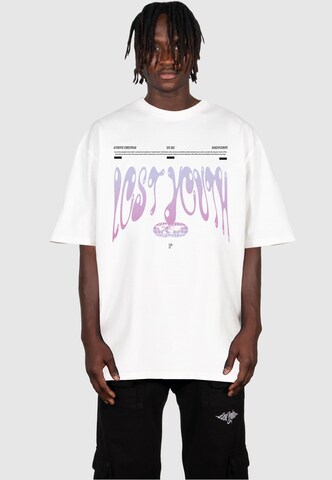 Lost Youth Shirt 'Authentic' in White: front