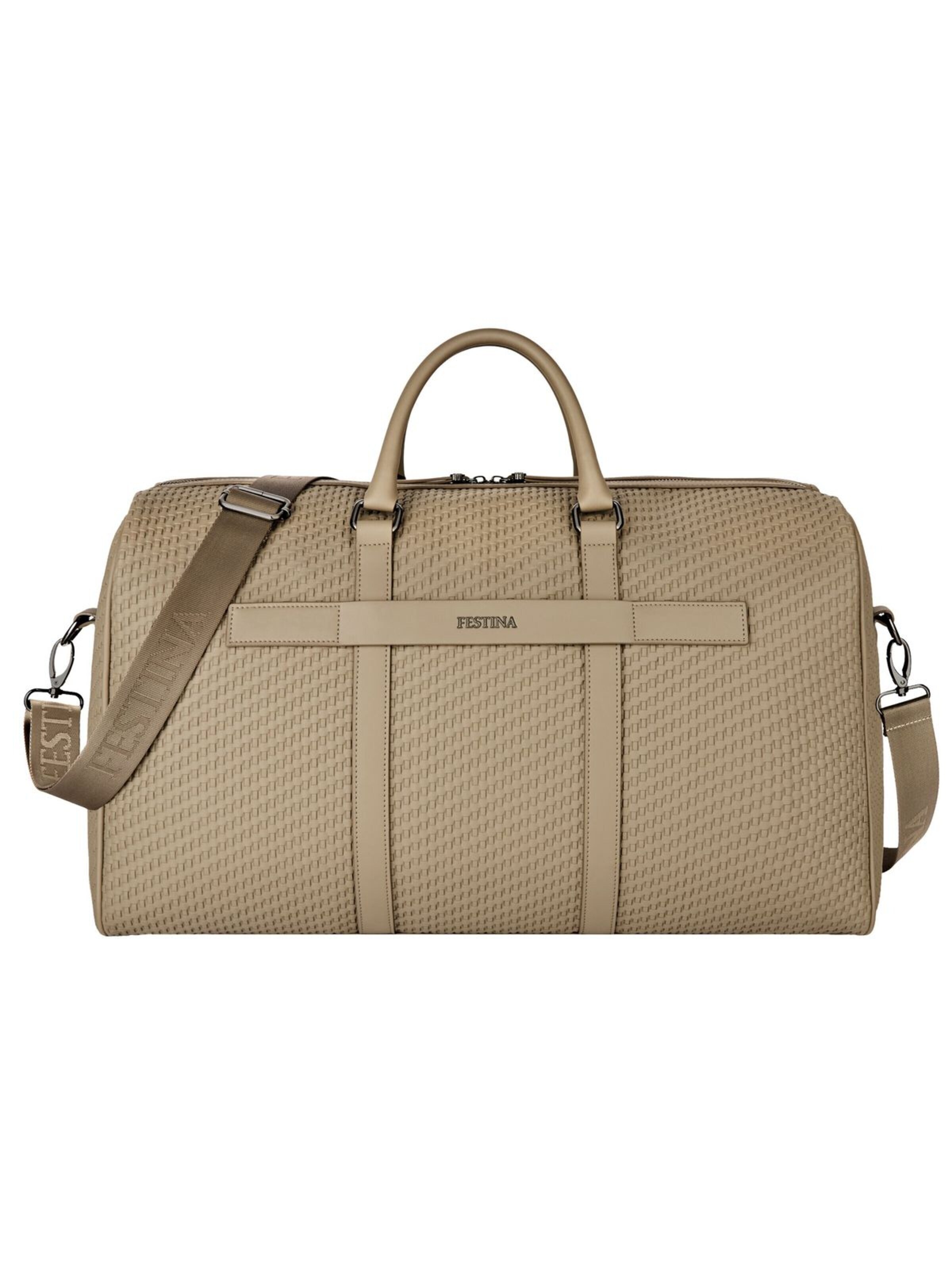 FESTINA Reistas 'Travel bag Interlace' in Bruin: voorkant