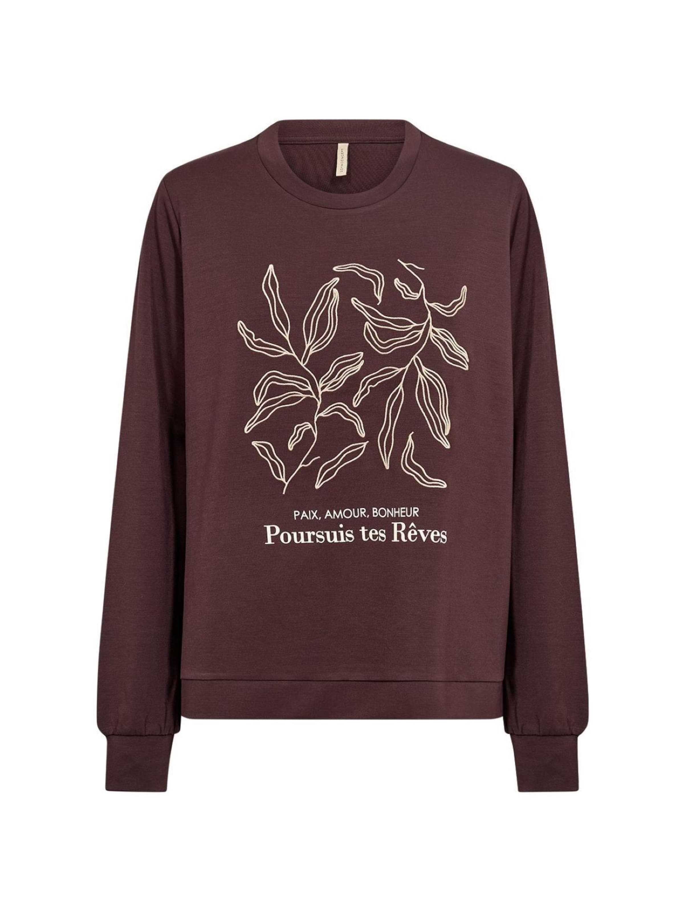 Soyaconcept Sweater 'SC-Banu 317 Chocolate sweater' in Brown: front