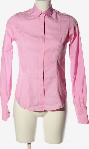TM Lewin Langarmhemd in XS in Pink: front