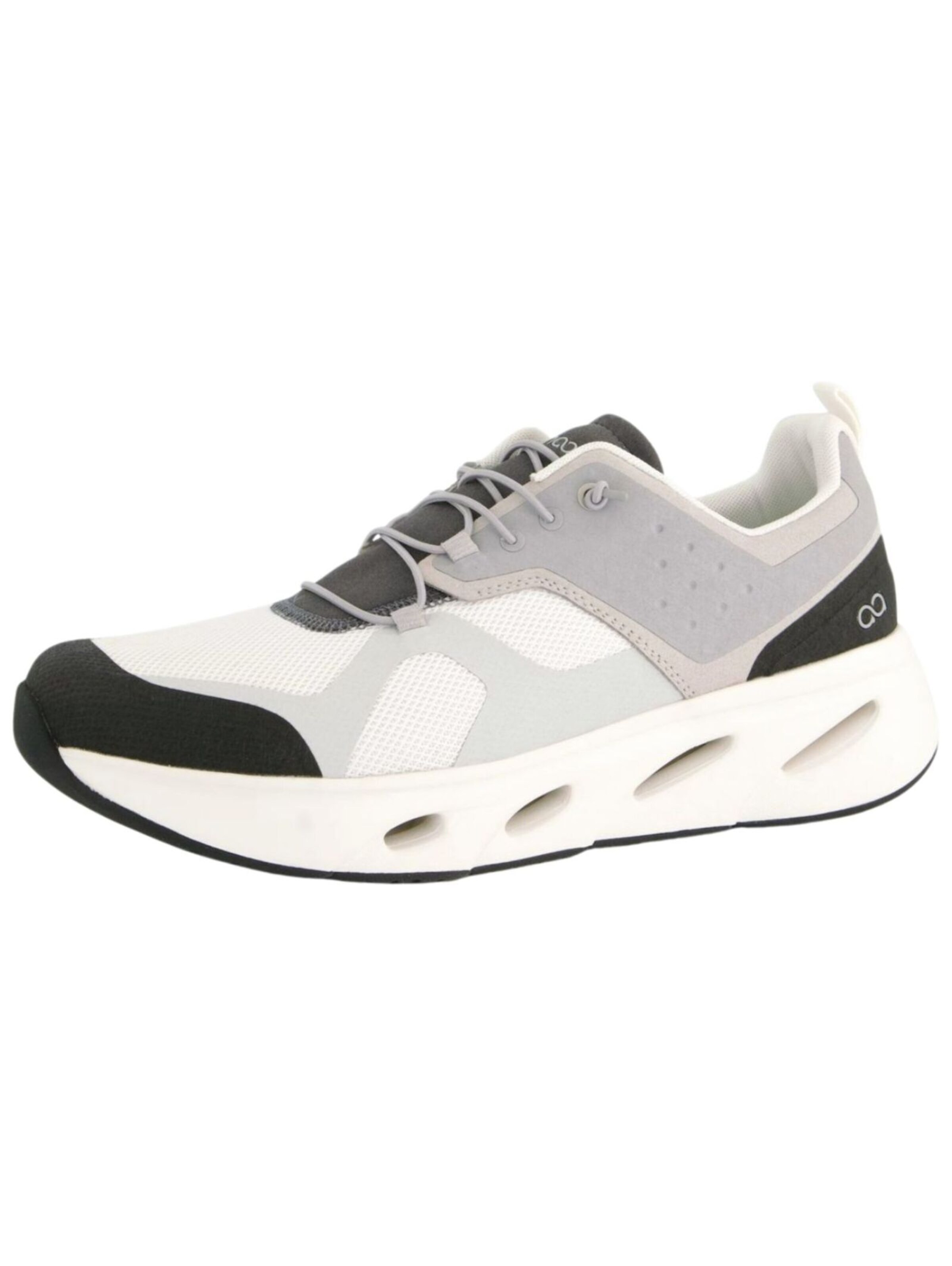 Sneaker bassa di Tenhaag in grigio: frontale