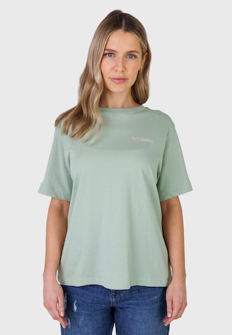 Kleinigkeit - Camiseta 'Big Vacaciones' en verde: frente