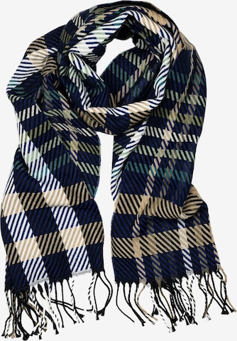 COLLEZIONE ALESSANDRO Schal 'Strisce' in Blau: Vorderseite