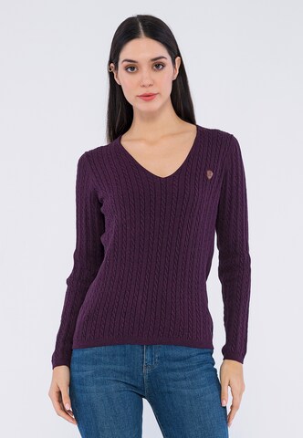 Giorgio di Mare Sweater 'Manon' in Purple: front