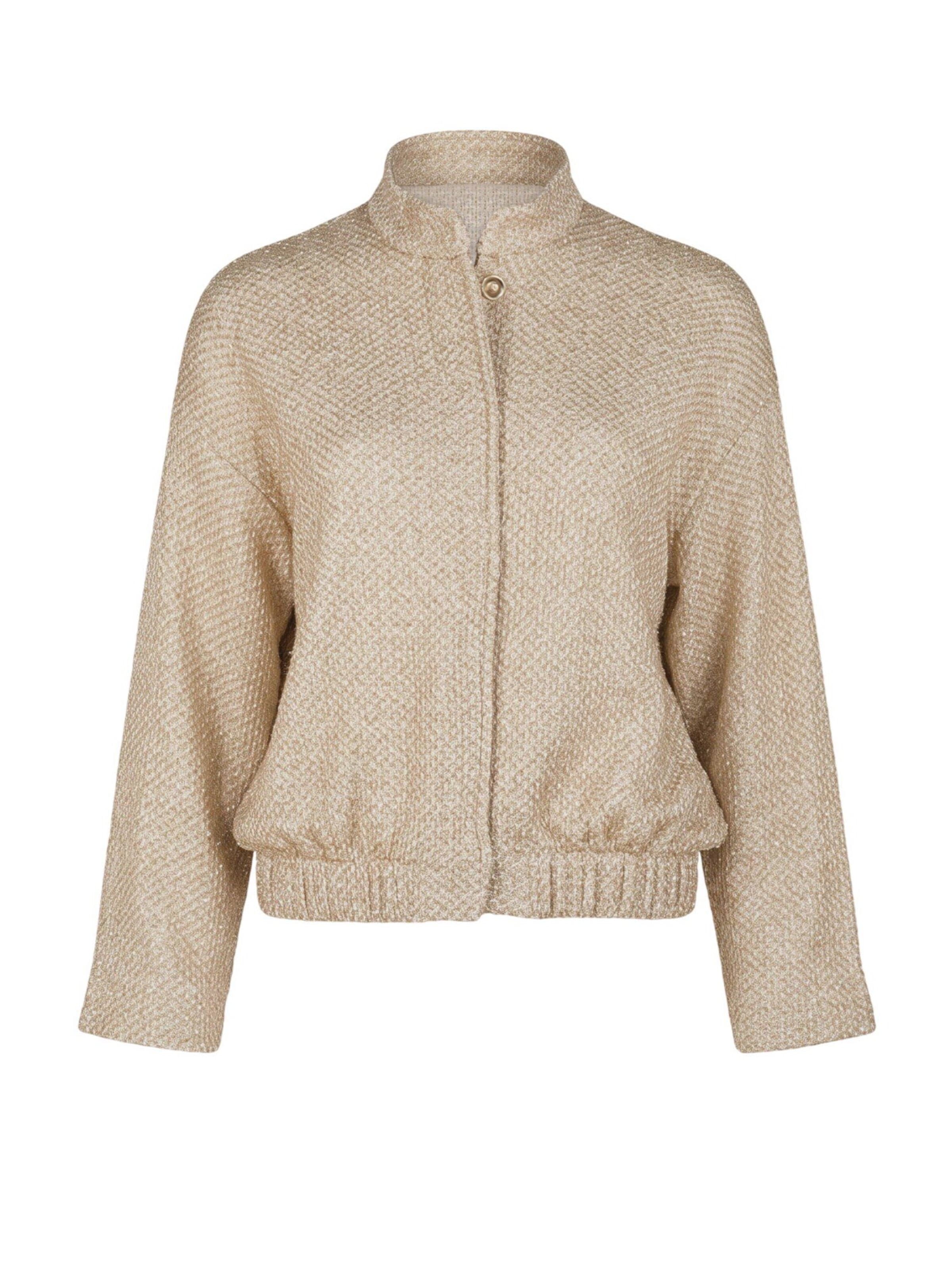 Shape Of You Between-season jacket in Gold: front