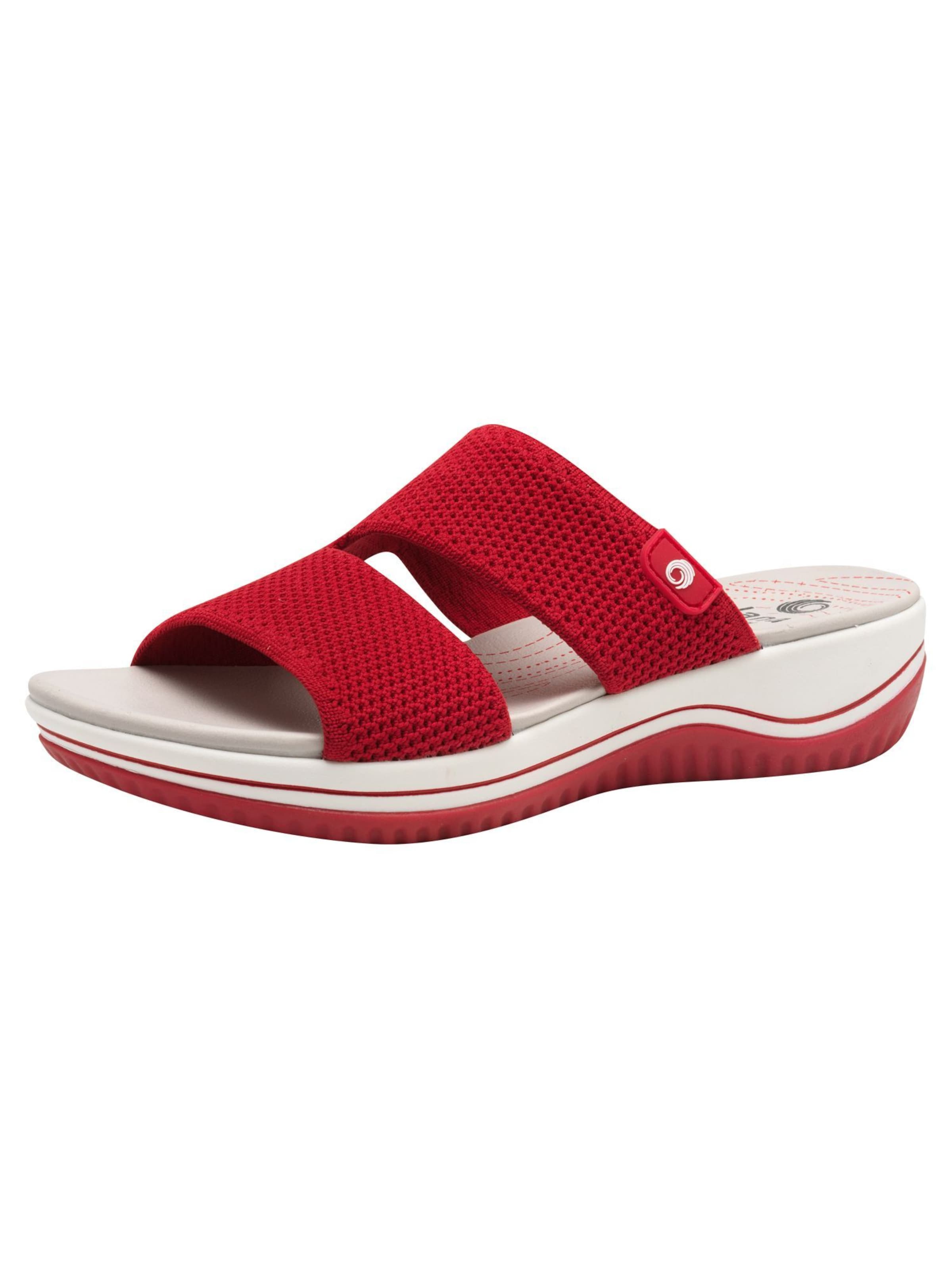 JANA Mule in Red: front