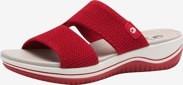 JANA Mules in Red: front