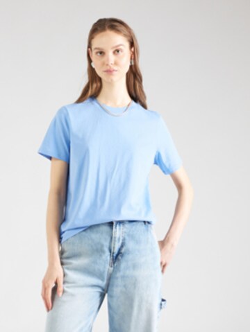 PIECES Shirt 'RIA' in Blauw: voorkant