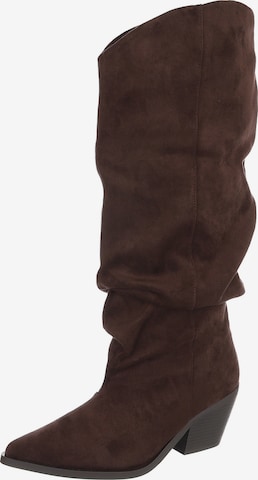 Ital-Design Stiefel in Braun: Vorderseite