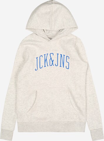 Jack & Jones Junior Sweatshirt 'Cemb' in White: front