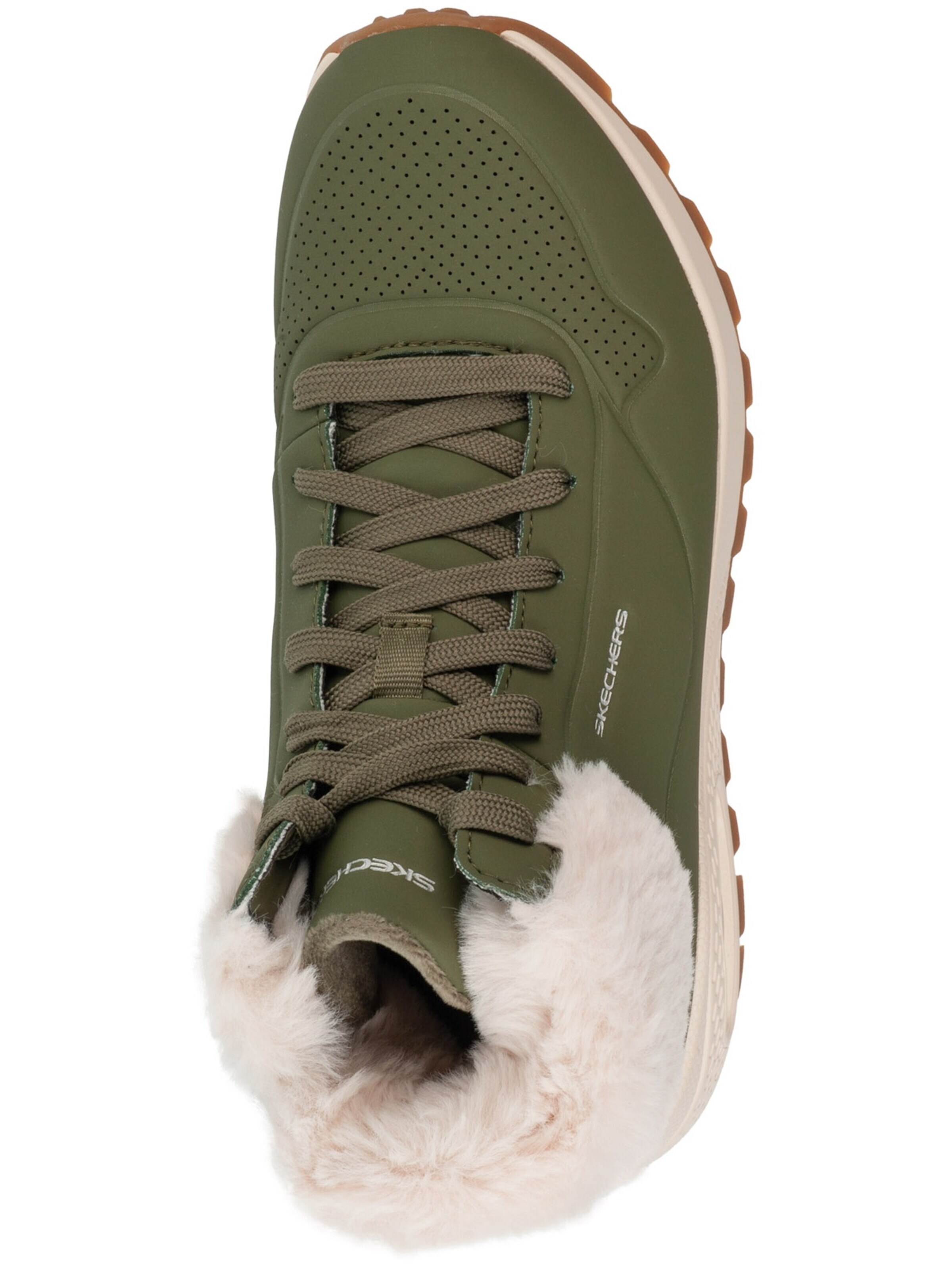 SKECHERS Lace-up bootie 'Uno Rugged - Fall Air' in Green