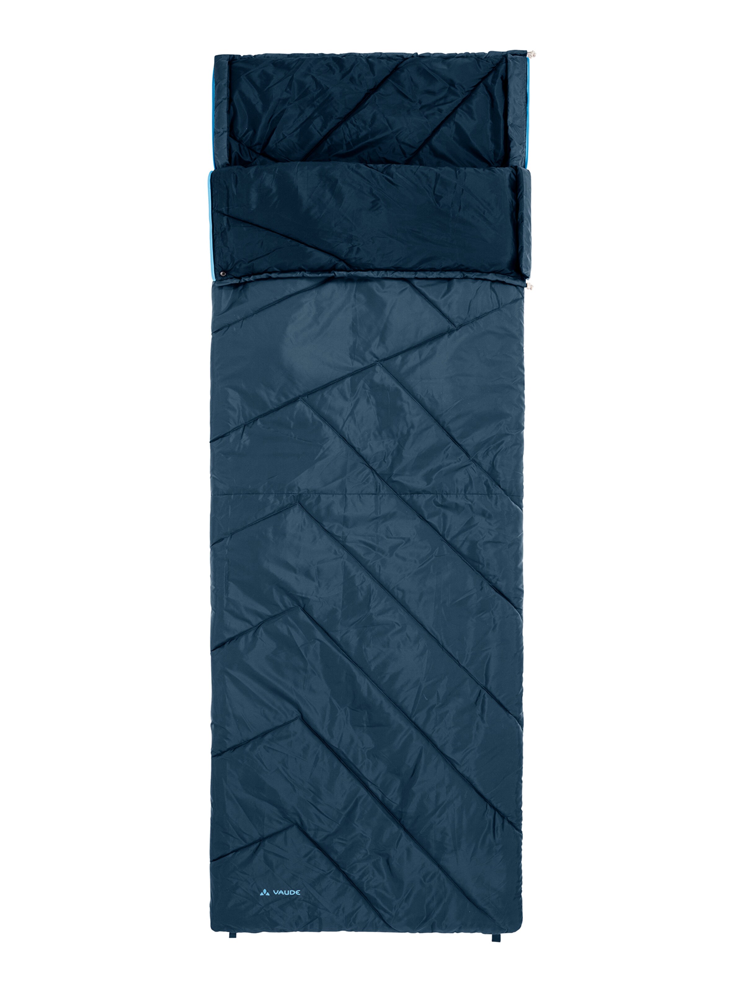 VAUDE Slaapzak 'Navajo 500 XL II' in Blauw: voorkant