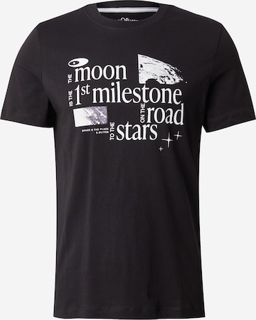 T-Shirt s.Oliver en noir : devant