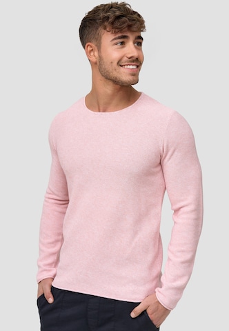 INDICODE JEANS Sweater 'Loakim' in Pink