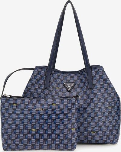 GUESS Schultertasche 'Vikky' in blau / lila / schwarz, Produktansicht