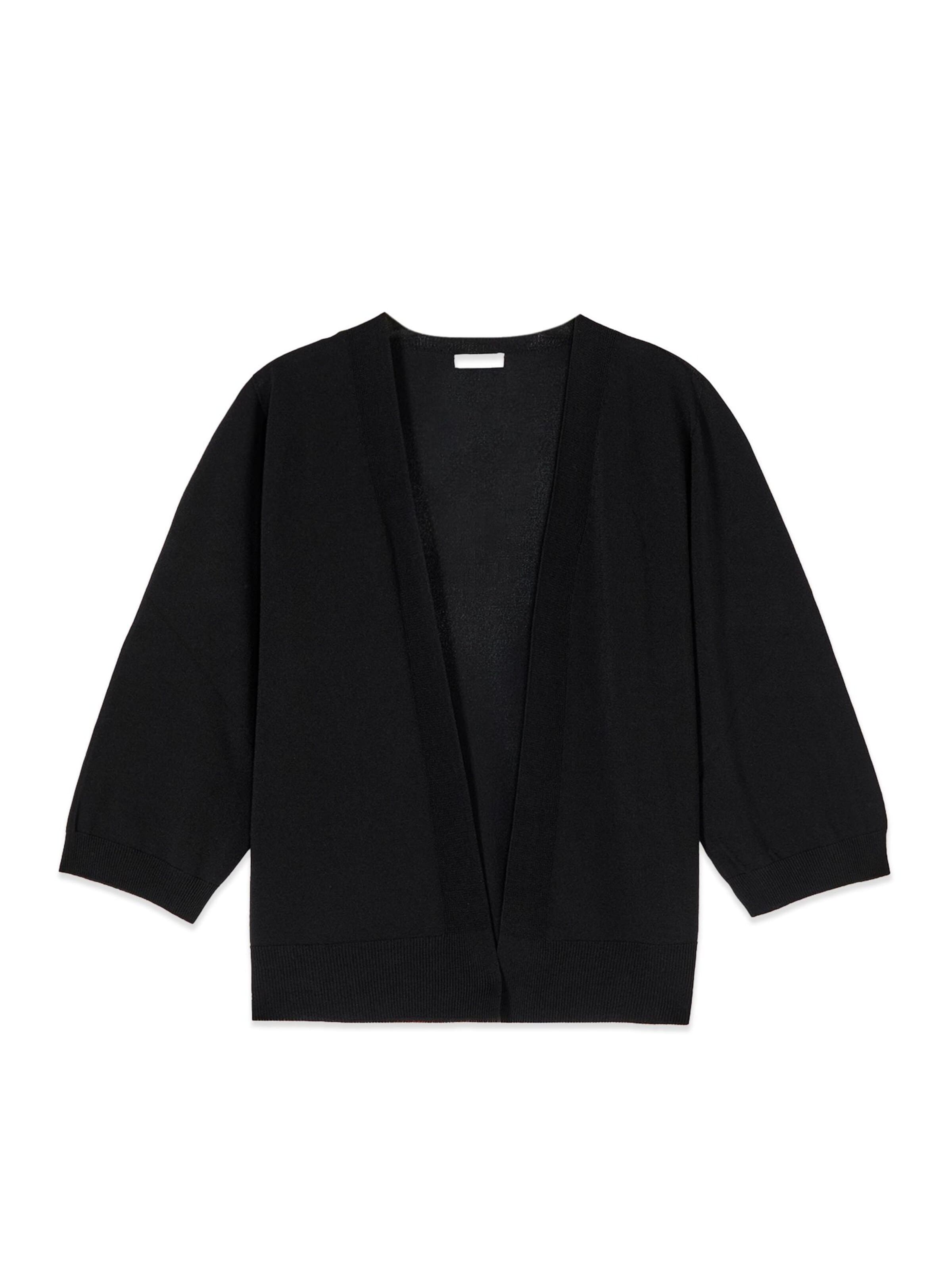 oltre Sweat jacket in Black: front