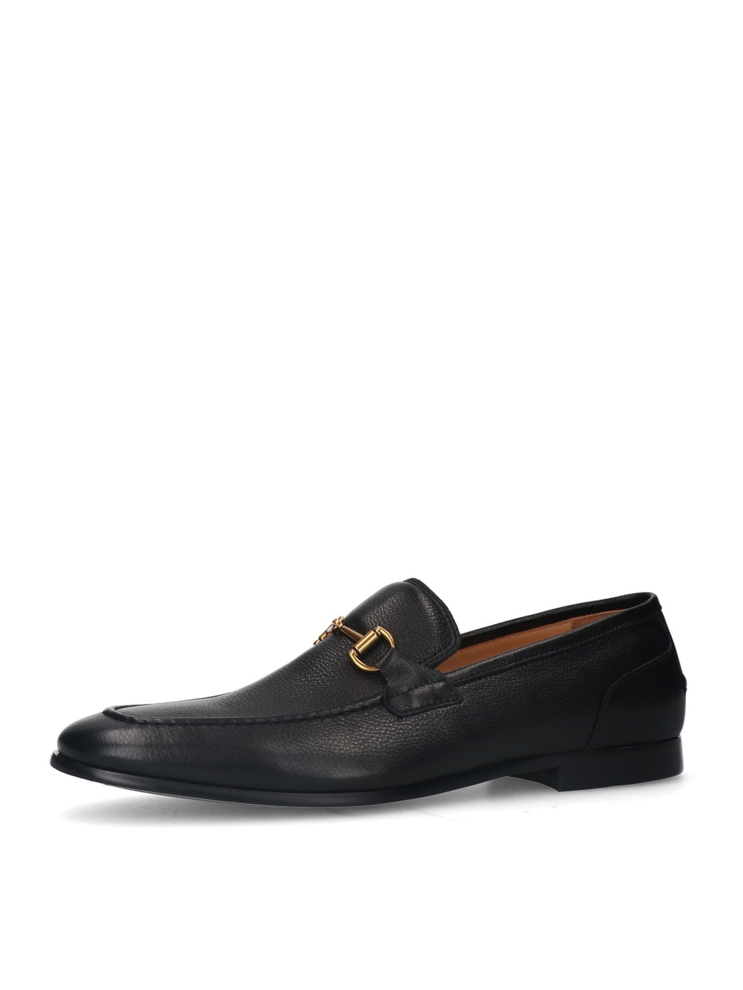 MANFIELD Slipper in Schwarz: Vorderseite