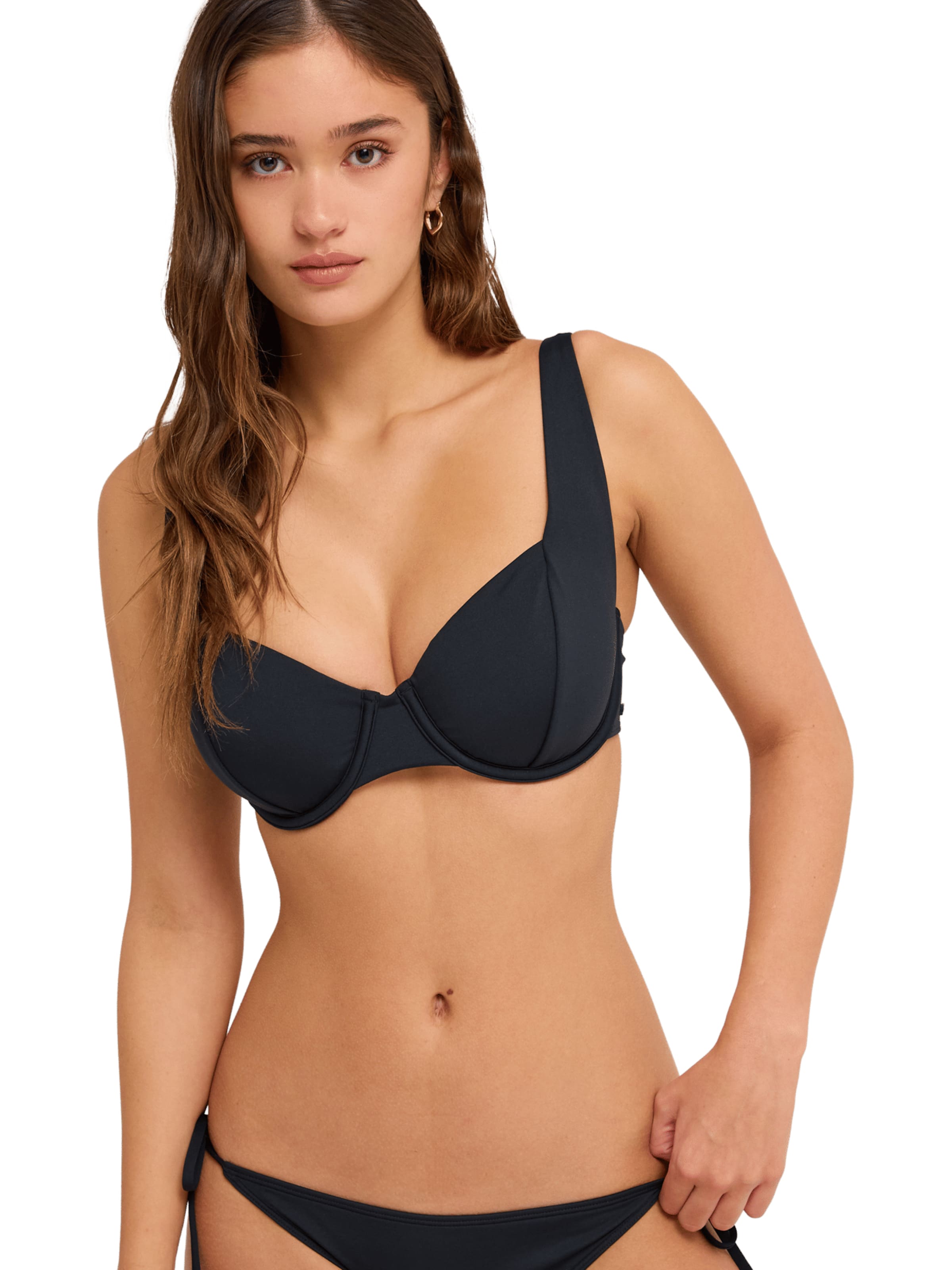 ROXY T-shirt Bikinitop 'Beach Classics' in Grijs