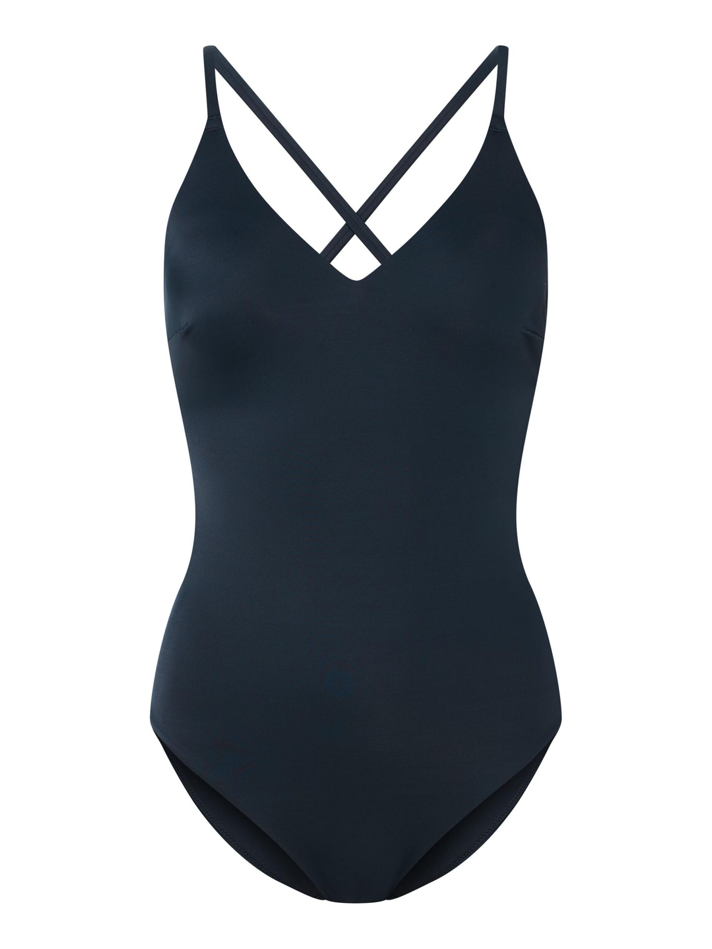 Henderson - Traje de baño 'Badeanzug Bitt, Monokini Schnitt, gekreuzte Träger, Cut out' en azul