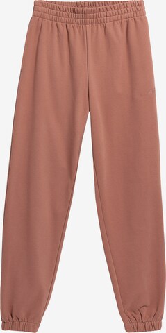 4F Tapered Sportbroek in Roze: voorkant